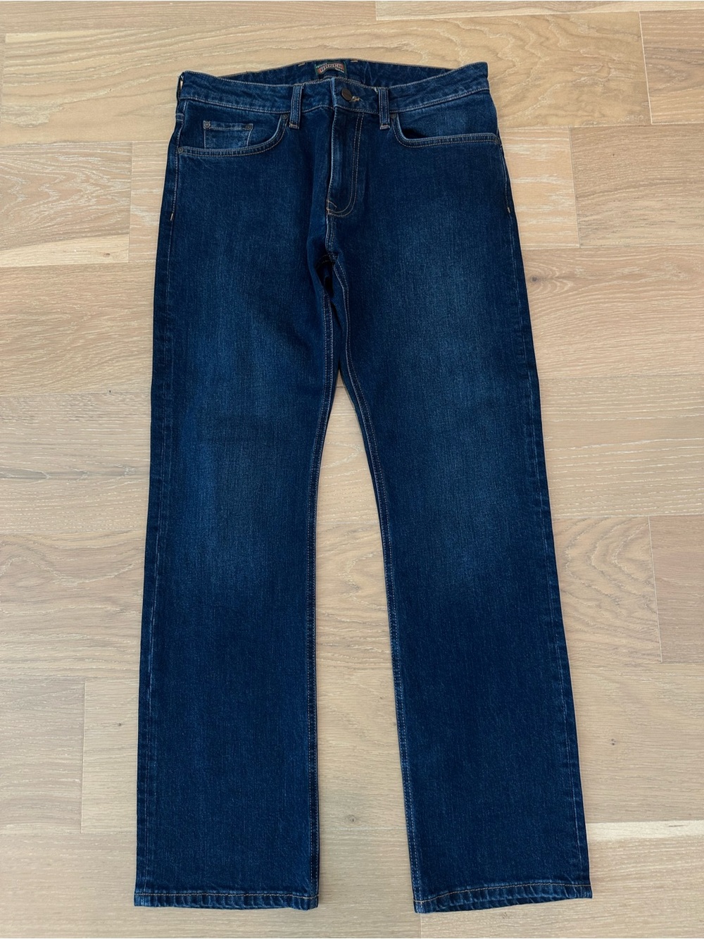 Men’s Tecovas Ranch Wear Straight Jean 5 Pocket Size 32x32 Blue Denim Boot Jeans
